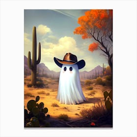 Cowboy Ghost Canvas Print