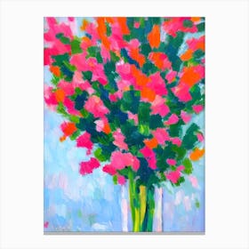 Wild Blooms Matisse Inspired Flower Canvas Print