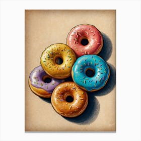 Donuts Canvas Print