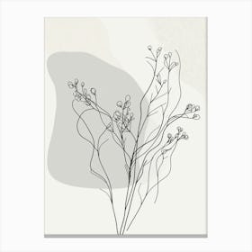 Flower In A Vase Canvas Print