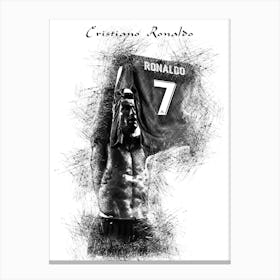 Cristiano Ronaldo 1 Canvas Print