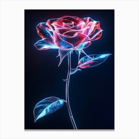 Abstract Rose Canvas Print