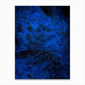 Blue Liquid 1 Canvas Print