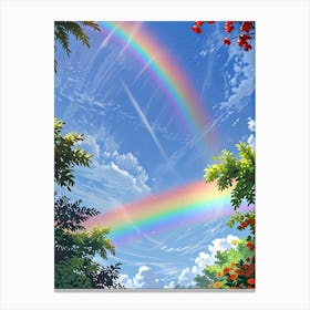 Leonardo Anime Xl A Resplendently Shattering Rainbow Each Hue 0 Canvas Print