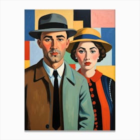 Man And Woman Canvas Print