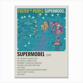 Supermodel 2014 Poster Canvas Print