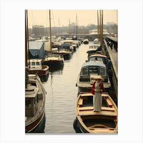 The Old Marina ~Reimagined 35 Canvas Print