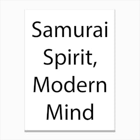 Japan Quote 10 Canvas Print