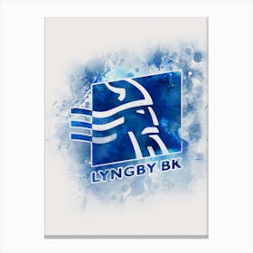 Lyngby Boldklub 2 Canvas Print