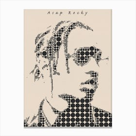 Asap Rocky Minimal Canvas Print