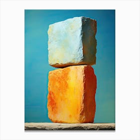 Stacked Stones, Stones Art 1 Canvas Print