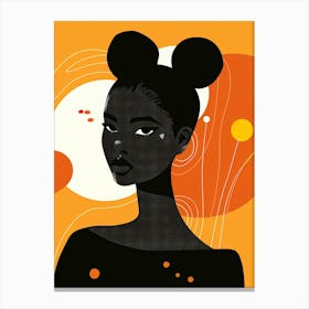 Black Woman 1 Canvas Print