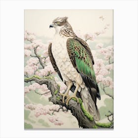 Ohara Koson Inspired Bird Painting Osprey 2 Canvas Print