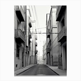 Marseille, France, Black And White Photography 2 Canvas Print