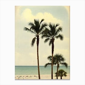 St Pete Beach Florida Vintage Canvas Print
