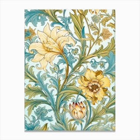 Floral Wallpaper 16 Canvas Print