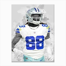 Ceedee Lamb Dallas Cowboys Canvas Print