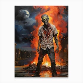 Walking Dead 2 Canvas Print