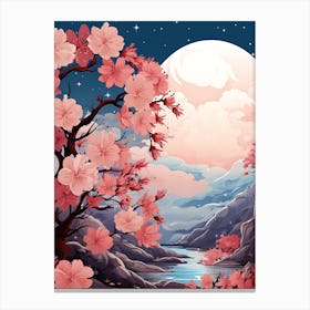 Beautiful Cherry Blossom Wall Art 2 Canvas Print