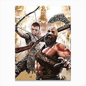 God Of War 2 Canvas Print