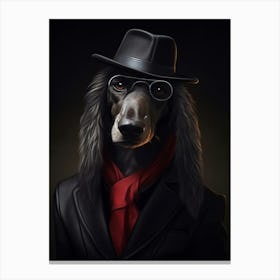 Gangster Dog Afghan Hound 5 Canvas Print