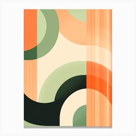 Amale0130 Geometric Wallpaper With A Striped Background In The Canvas Print