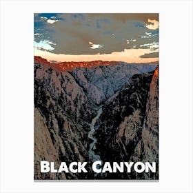 Black Canyon, National Park, Nature, USA, Wall Print, Canvas Print