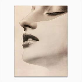 Woman'S Face 42 Canvas Print