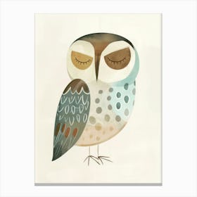 Charming Nursery Kids Animals Owl 1 Canvas Print