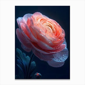 Peony Flower 1 Canvas Print