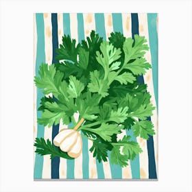 Parsley Summer Illustration 5 Canvas Print