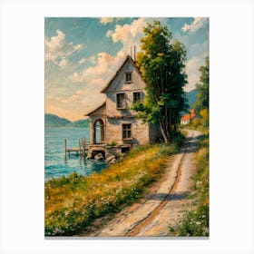 House landscape Canvas Print