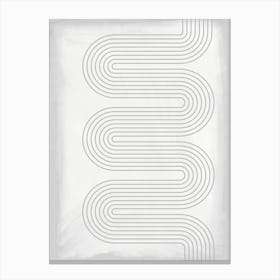 Wavy Lines Canvas Print