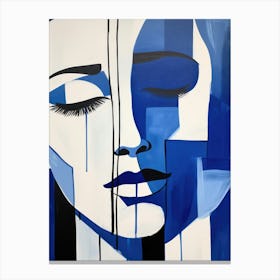 Blue Woman 12 Canvas Print