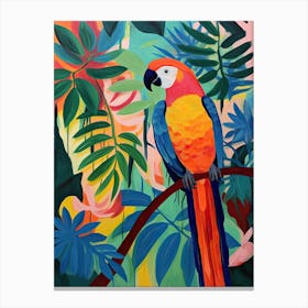Tropical Parrot 3 Canvas Print
