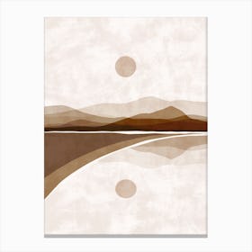 Abstract Landscape Painting 4 Canvas Print