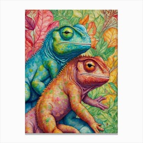 Lizards Canvas Print