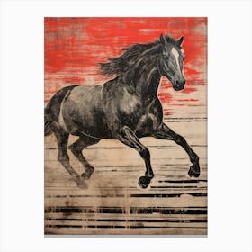 Horse Running 1 Canvas Print