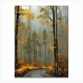 Road In The Forest 9 Canvas Print