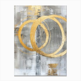 Gold Rings 1 Canvas Print