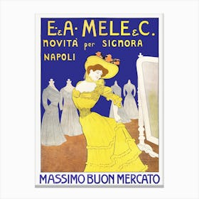 E. & A. Mele & C, Leonetto Cappiello Canvas Print