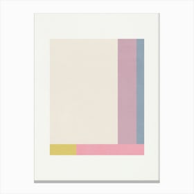 ABSTRACT MINIMALIST GEOMETRY - CANDY 02 Canvas Print