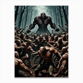 Horde Of Demons Canvas Print