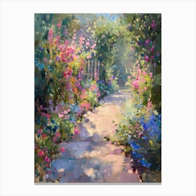  Floral Garden Enchanted Meadow 6 Canvas Print