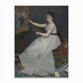 Eva Gonzalès, Edouard Manet Canvas Print