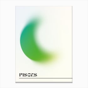 Pisces Star Sign Canvas Print
