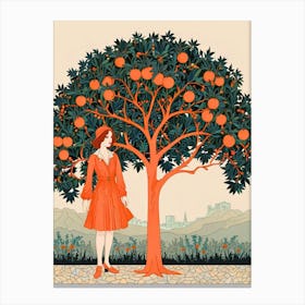 Orange Tree Canvas Print