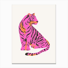 Pink Tiger 1 Canvas Print