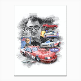 Bob Glidden Portrait Canvas Print