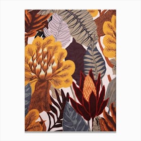 Fall Botanicals Foxglove 2 Canvas Print